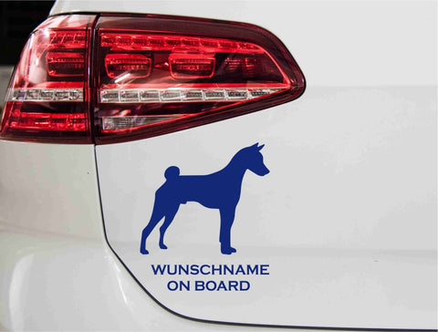 aufkleber-silhouette-basenji-hund-blau