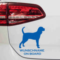 aufkleber-silhouette-coon-hound-blau