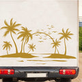 aufkleber-strand-sonne-palmen-gold