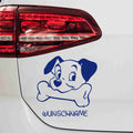 aufkleber-suesser-hund-mit-knochen-blau