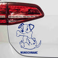 aufkleber-suesser-hund-mit-knochen-wunschname-blau