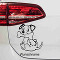 aufkleber-suesser-hund-mit-knochen-wunschname-schwarz