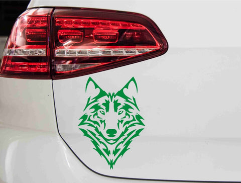 aufkleber-tribal-wolfskopf-gruen